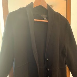 Cotton 3/4 sleeve blazer jacket